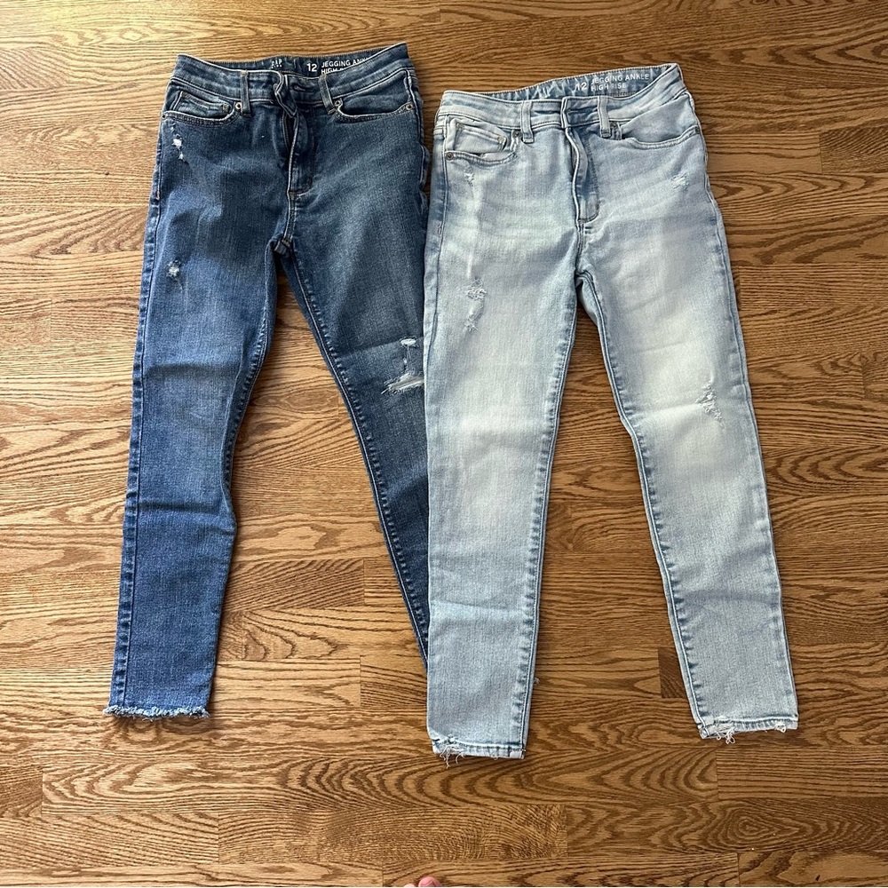 Girls Gap High Rise Ankle Jeggings. Size 12. Washed never worn.